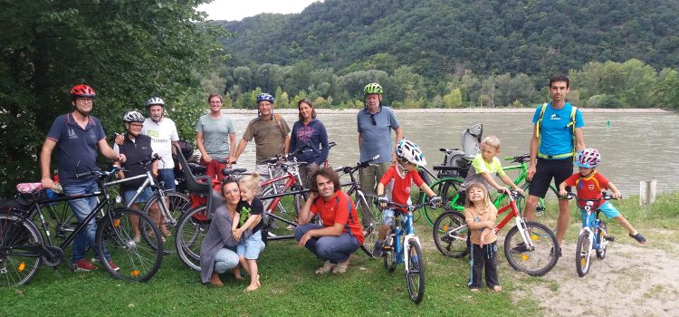 Wetterglück bei Fahrradpicknick