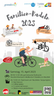 Samstag, 15. April 2023<br>Familienradeln in der Leitharegion auf der burgenländischer Seite