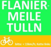 Radlobby Tulln für „Flaniermeile“ am Treppelweg