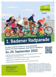 1. Radparade in Baden am 24.9.2023