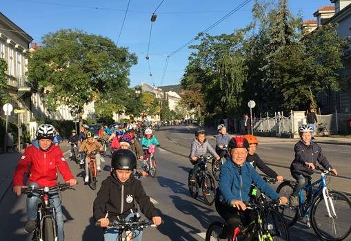 Erste RADpaRADe-Baden – Höhepunkt der Mobilitätswoche in Baden <br>Freitag, 20. Sept. 2019
