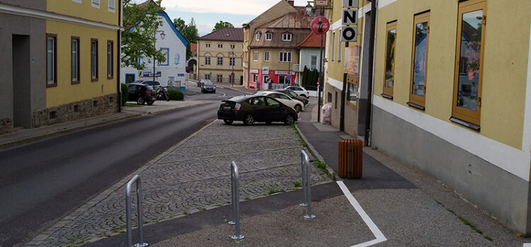 Neue sichere Radstellplätze in Gmünd