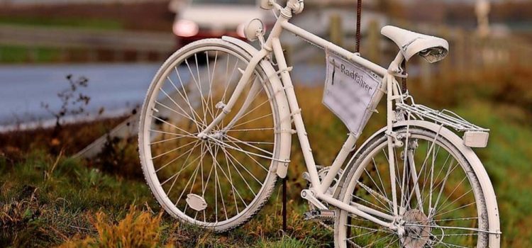 Unfall bei Hausleiten: Ghostbikes zur Erinnerung an die Kinder <br>Ghostbike-Ride ABGESAGT