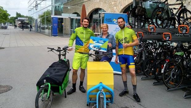 „Giro to Zero“-Radtour besucht Klimamodellregion Baden