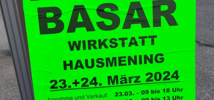 Fahrrad Basar der Naturfreunde 2024