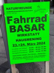 Fahrrad Basar der Naturfreunde 2024