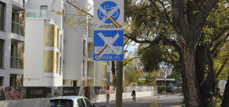 Gebt uns die Fahrradstraße zurück!