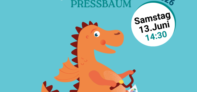 Samstag, 13. Juni 2026, Kidical Mass Pressbaum für den Radweg in Pressbaum<br>Vielfalt leben, Theaterschminke um 14:15<br>Bike Bell Orchestra, Seid dabei!