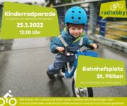 Kinderradparade zum weltweiten Klimastreik
