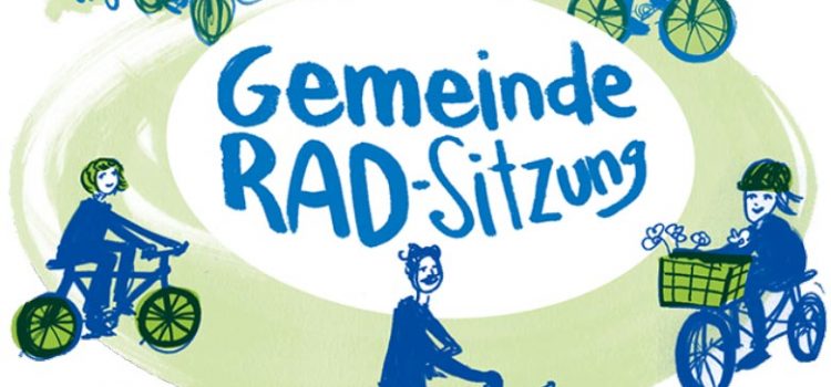 GemeindeRADsitzung<br>Klimabündnis NÖ hilft beim Losradeln zur nächsten Sitzung