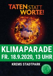 Klimaparade Krems: 18.9.2020
