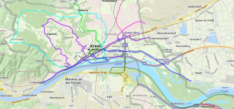 Krems an der Donau – Radabstellanlagen