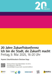 Krems Zukunftskonferenz am 9. Mai 2025 – ANMELDEN!