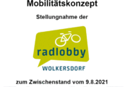 Radlobby liefert Inputs zum Mobilitätskonzept