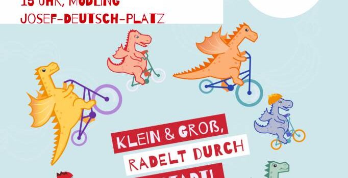 Kinderradparade Kidical Mass in Mödling <br>Sa. 18. September · 15 Uhr