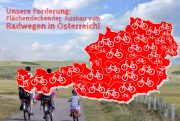Petition: Flächendeckender Ausbau von Radwegen in Österreich <br>Wir unterstützen die persönliche Initiative von Elisabeth Hauer