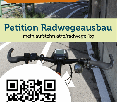 Petition Radwegeausbau Petition Radwegeausbau