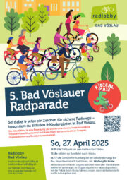 Radlobby Bad Vöslau | Kidical Mass Radparade am 27.4.2025