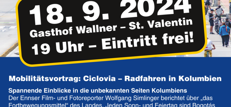 Vortrag: KOLUMBIEN – Land in Bewegung 18. September 2024