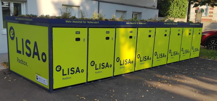 Radboxen am Bahnhof Wolkersdorf Radboxen am Bahnhof Wolkersdorf