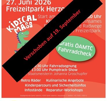 Radfest St. Valentin 27. Juni 2026 wegen Hitze verschoben!!