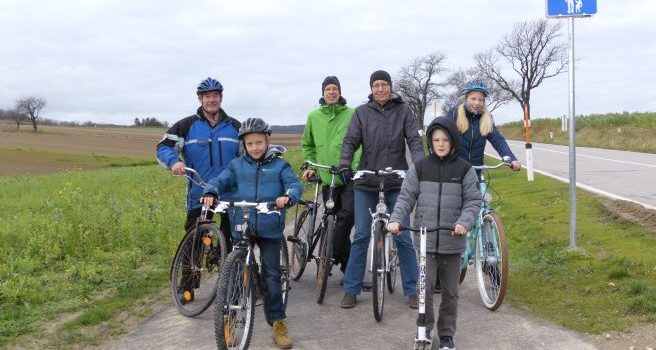 Neuer Geh- und Radweg von Ulrichskirchen nach Schleinbach