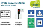 33. Novelle der Straßenverkehrsordnung ist seit 1. Oktober 2022 in Kraft <br>Beispiele aus Wiener Neustadt