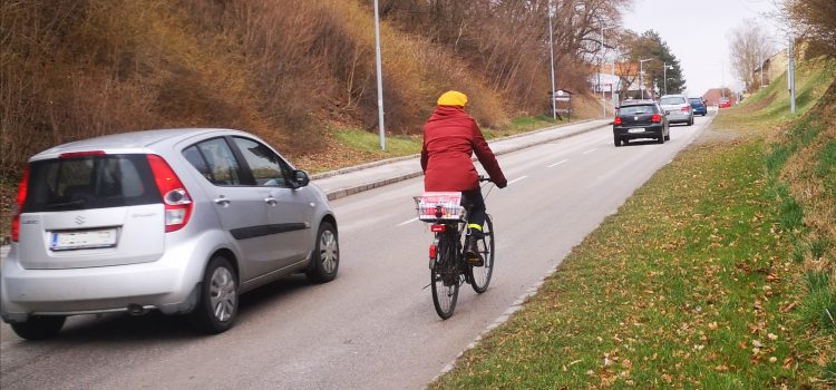 Wiener Straße – gefährliches Nadelöhr für das Radfahren in Melk