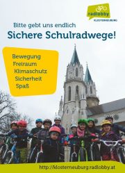 Sichere Schulradwege für Klosterneuburg