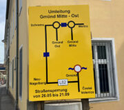 Information zur Sperre der Lainsitzbrücke / Informace pro cyklisty a chodce