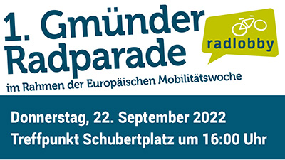1. Radlobby Radparade in Gmünd