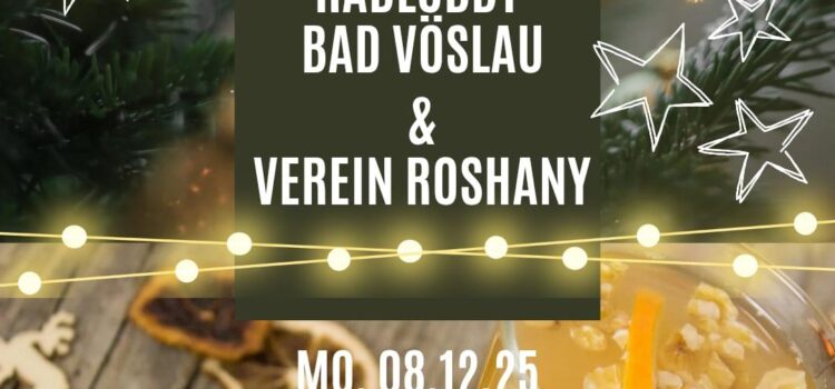 Bad Vöslau | Charity Punschhütte mit Verein Roshany 8.12.2025