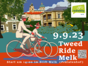 Save the Date: Jubiläums-Tweedride/Radcorso Melk – 10. Jahre Tweedride Melk – Start: Sa. 9. September 2023, 14 Uhr, Stift Melk